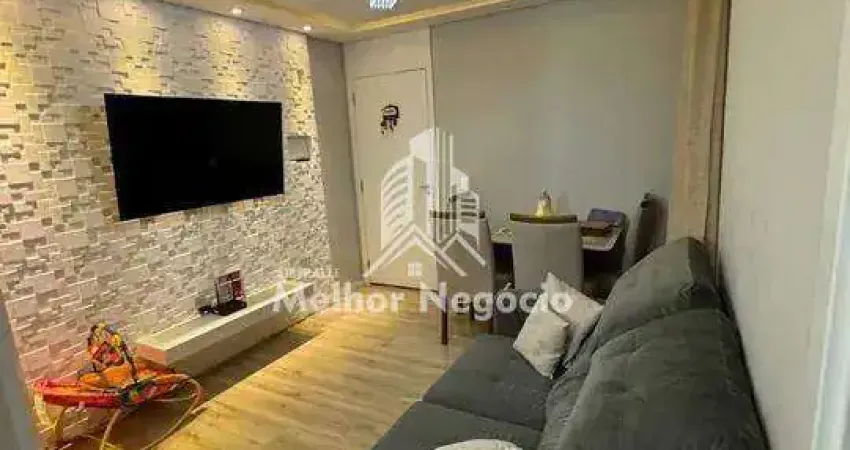 Apartamento à venda com 2 dormitórios e 1 banheiro no condomínio alegria supercittà em campinas - excelente localização!