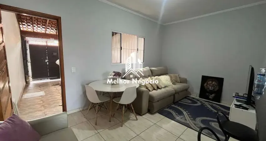 Casa á venda com 2 dormitórios no jardim do trevo, em sumaré, sp.