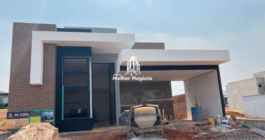 Casa à venda com 3 dormitórios (sendo 2 suíte) no Condomínio Recanto das Águas em Nova Odessa/SP