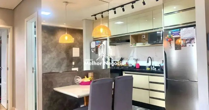 Apartamento à venda com 2 dormitórios sendo 1 suíte no condomínio altos da bella vista em sumaré - excelente localização!