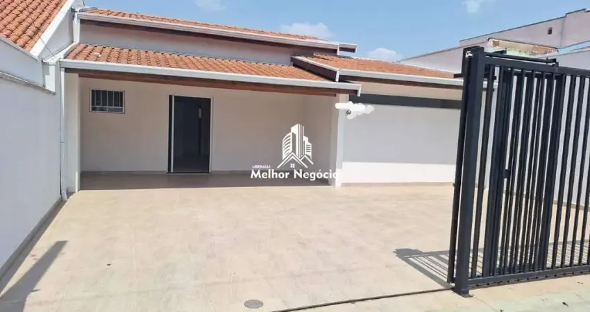 Casa à venda com 2 dormitórios (sendo 1 suíte) no bairro são josé i -paulínia/sp.