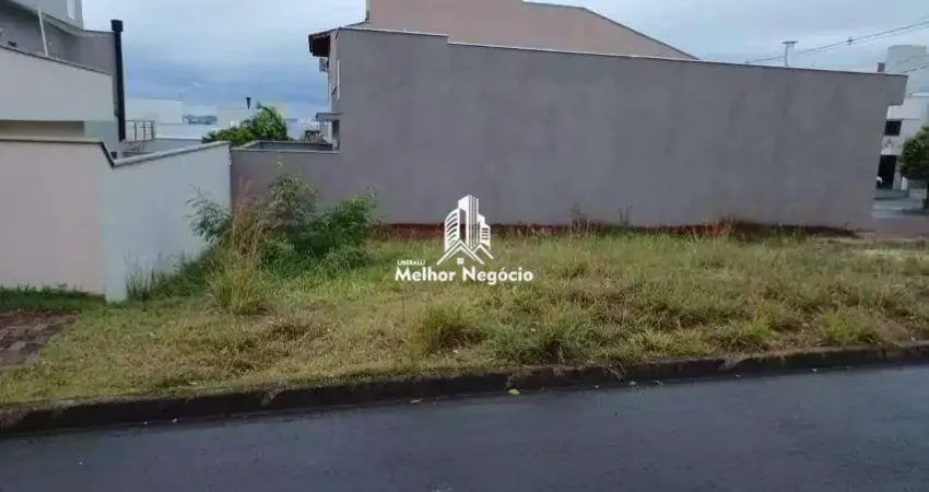 Terreno em condomínio à venda 242 m², bairro bongue - piracicaba/sp