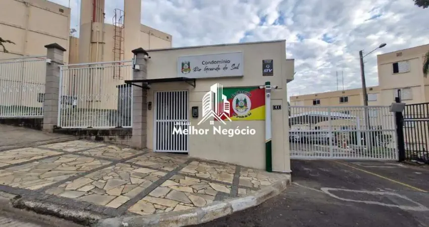 Apartamento à venda com 2 quartos, no Condomínio Rio Grande do Sul, em Campinas/SP.