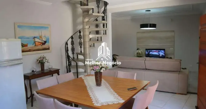 Sobrado à venda com 2 suítes e salão comercial na Chácara Girassol em Americana