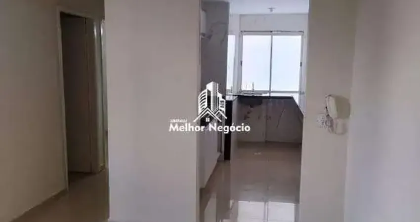 Apartamento à venda com 02 quartos no bairro Residencial Sírius, Condomínio Residencial Campo das Acácias em Campinas/SP.