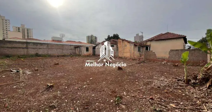 Terreno à venda no bairro Paulista em Piracicaba/SP.