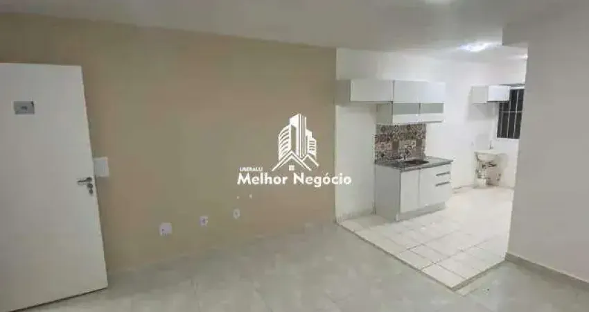 Apartamento à venda 49m²; 2 dormitórios (Quartos) - Residencial Recanto dos Sabiás - no Bairro Parque Bom retiro - Paulínia/SP