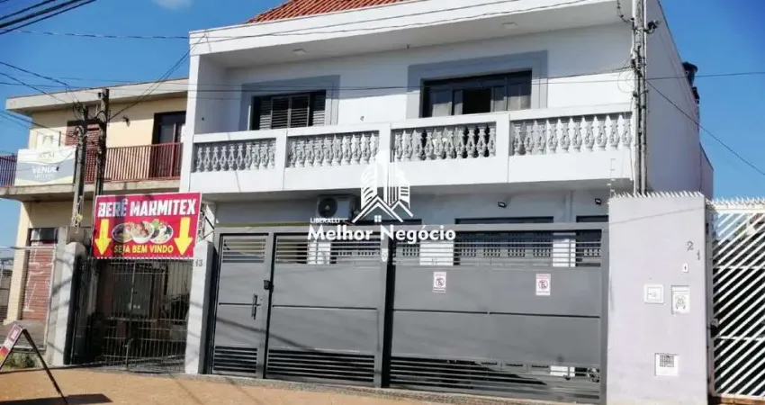 Casa Sobrado com salão comercial à venda na Vila Carlos Basso em Sumaré/SP