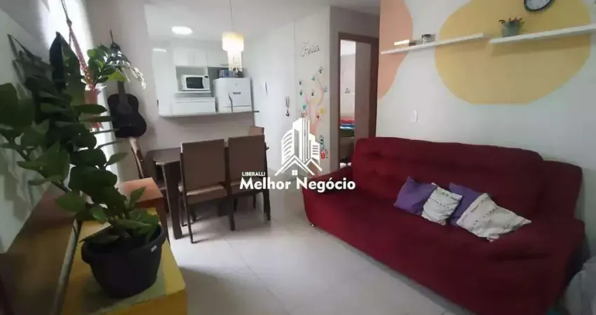 Apartamento à venda com 2 quartos, localizado no bairro vila monte alegre em santa barbara d'oeste, condomínio residencial allegra.