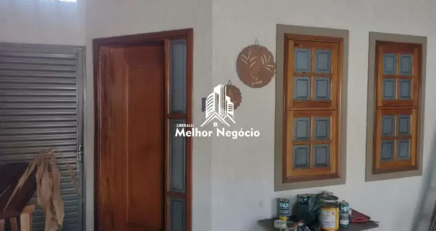 Casa à venda com 01 quarto, localizada no bairro água branca em piracicaba/sp.