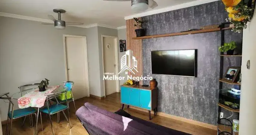Apartamento à venda com 02 quartos, no condomínio residencial carina em campinas-sp.