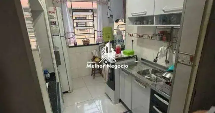 Apartamento à venda com 2 quartos, 1 banheiro -conj. hab. roberto romano - santa bárbara d'oeste sp