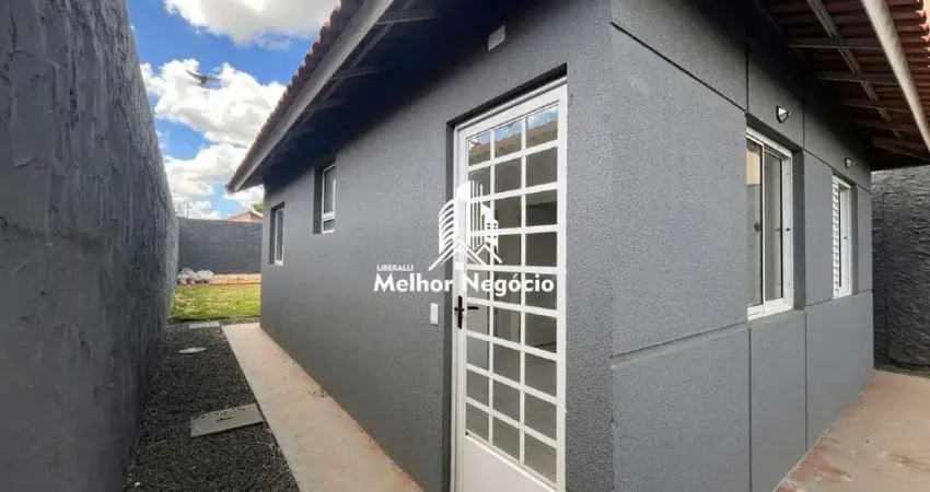 Casa à venda com 02 quartos, localizado no bairro água branca em piracicaba - sp.