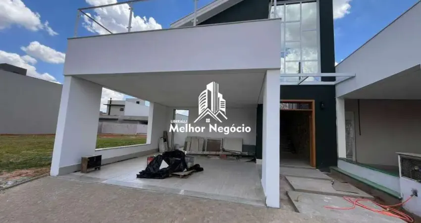 Casa com 3 quartos (01 suíte) à venda no condomínio ágape em piracicaba - sp