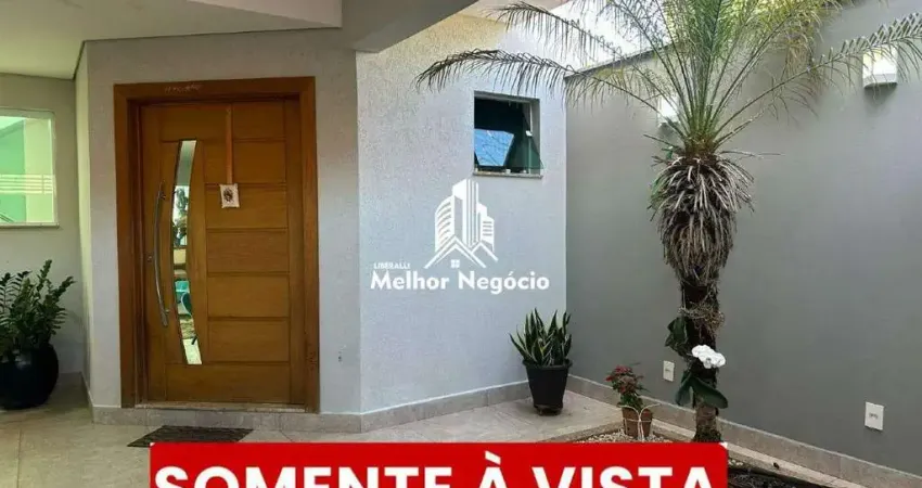 Casa com 3 quartos (01 suíte) à venda no bairro água branca, piracicaba - sp