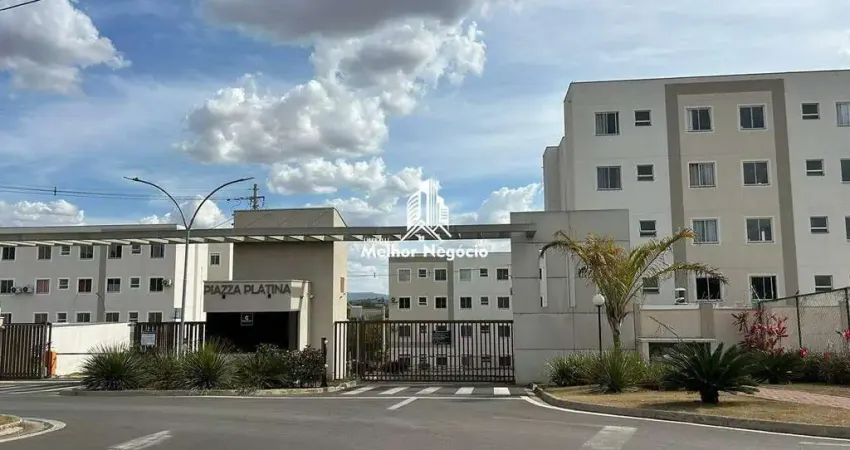 Apartamento à venda com 2 quartos no condomínio piazza platina em piracicaba - sp