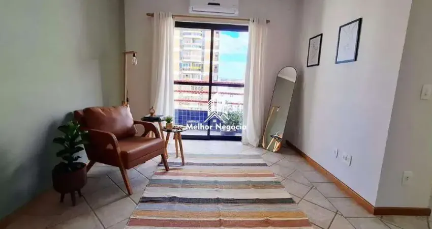 Apartamento com 1 quarto (suíte) à venda no condomínio ed. canario - centro, campinas - sp