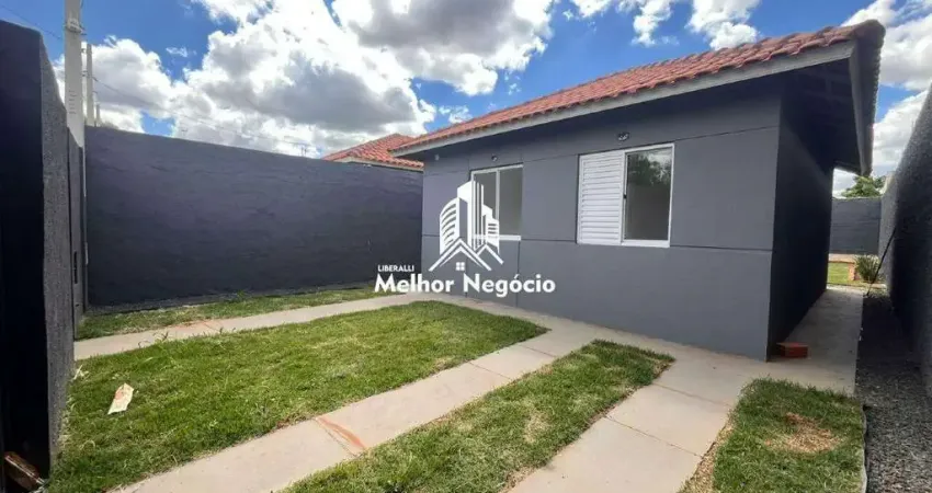 Casa à venda com 02 quartos, localizado no bairro água branca em piracicaba - sp.