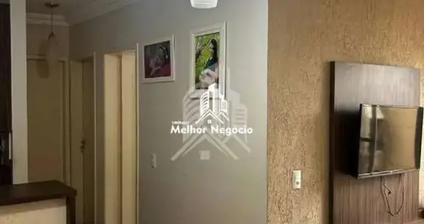 Apartamento à venda no Condomínio Residencial Polaris, no bairro Residencial Cosmos, em Campinas/SP. Apartamento com 2 dormitórios, 1 banheiro e 1 vag