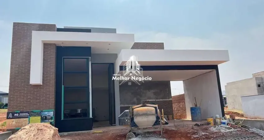 Casa à venda com 3 dormitórios (sendo 2 suíte) no Condomínio Recanto das Águas em Nova Odessa/SP