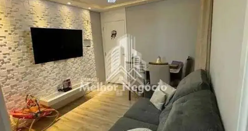 Apartamento à venda com 2 dormitórios e 1 banheiro no Condomínio Alegria SuperCittà em Campinas - Excelente localização!