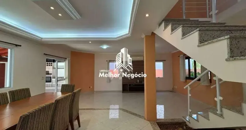 Casa à venda com 4 dormitórios sendo três suítes no bairro Betel em Paulínia/SP