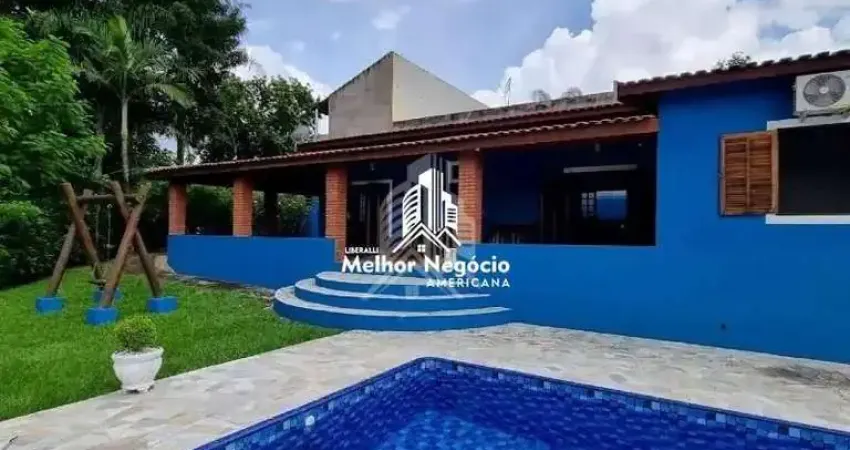 Casa/Chácara no bairro Chácaras de Recreio Cruz 300 m² , à venda, 3 Dormitórios (Quartos), 3 banheiros - Santa Bárbara D'Oeste/SP