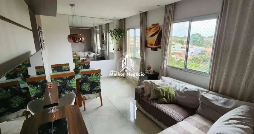 Apartamento a venda no Condomínio Eco VIlla Tipuana, no Parque Fazendinha em Campinas, SP. Apartamento com 2 dorms sendo 1 suite, 2 banheiros e 1 vaga
