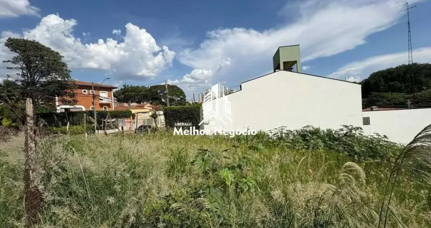 Terreno comercial à venda na Rua Maestro Salvador Bueno de Oliveira, Jardim Leonor, Campinas