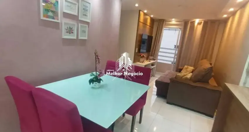 Apartamento à venda com 2 dormitórios e 1 banheiro no Condomínio Parque das Rosas VIV em Hortolândia - Excelente localização!
