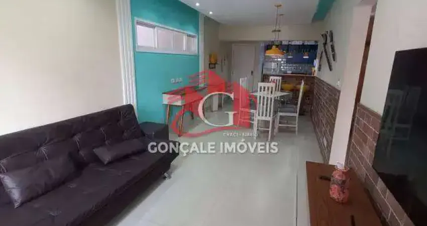 Apartamento - venda - são vicente /sp - 98m² - 2 dormitórios - 2 wc - 1 vaga (porteira fechada)