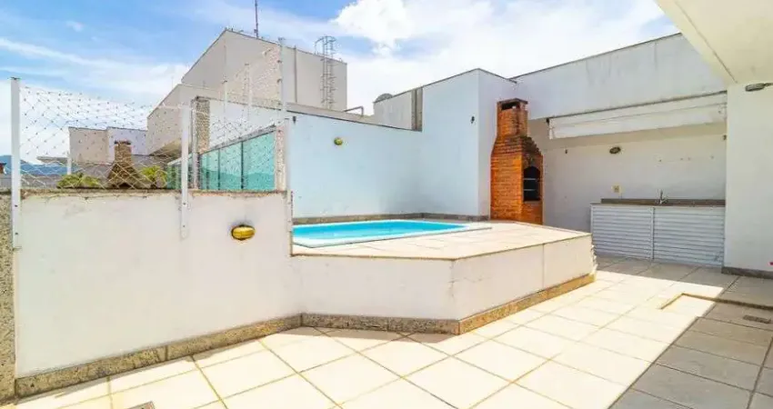 Cobertura 03 qts com piscina e churrasqueira - barra bonita ! 05 minutos a pé da praia ! 02 vagas !