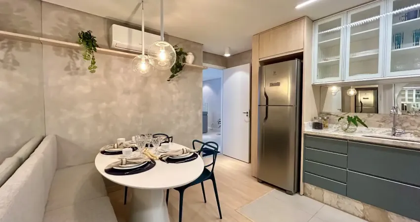 Apartamento em home club, 1 suíte + 1 dormitório. bairro glória- joinville