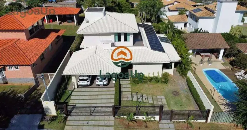 Casa com 4 dormitórios à venda, 366 m² por r$ 3.250.000,00 - pontal da liberdade - lagoa santa/mg