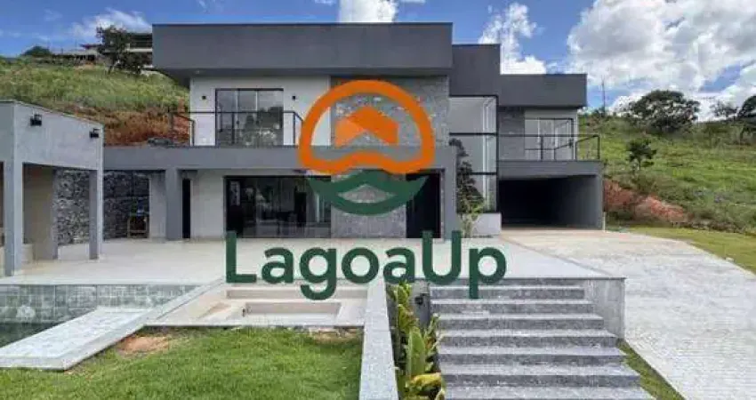 Casa com 4 dormitórios à venda, 255 m² por r$ 2.590.000,00 - condomínio terra vista - lagoa santa/mg