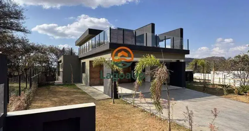 Casa com 4 dormitórios à venda, 417 m² por r$ 3.990.000,00 - condomínio vitória golf - lagoa santa/mg