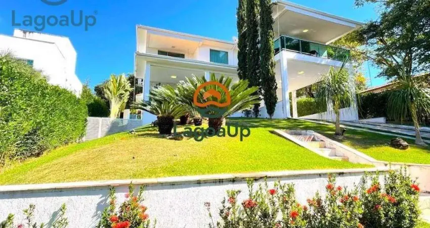 Casa com 5 dormitórios à venda, 421 m² por r$ 2.990.000,00 - condomínio condados da lagoa - lagoa santa/mg