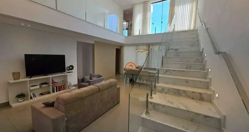 Casa com 4 dormitórios à venda, 220 m² por r$ 1.850.000,00 - condomínio golden class - lagoa santa/mg