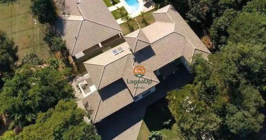 Casa com 6 dormitórios à venda, 5000 m² por r$ 11.900.000,00 - condomínio estância das amendoeiras - lagoa santa/mg