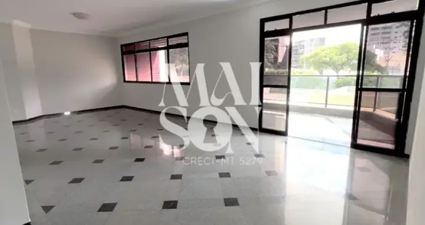 Aluga-se Apartamento Alto Padrão no Edifício Amsterdam - 4 Quartos sendo 2 Suítes ( 1 Master ), 200m², 2 vagas - Bairro Duque de Caxias I ( Goiabeiras ) - Cuiabá (MT) - Valor do Aluguel: R$ 5.000,00