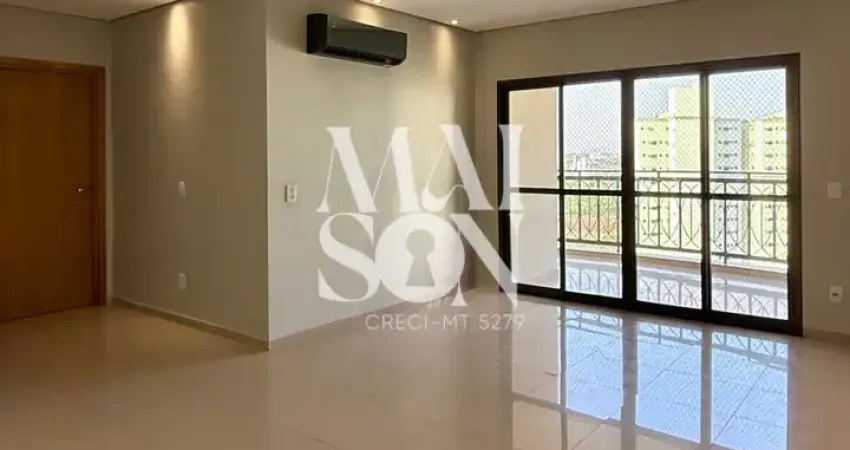 Aluga-se Apartamento Alto Padrão no Edifício Maison Nicole - 125 m², 3 Suítes, 2 Vagas - Bairro Duque de Caxias II - Cuiabá (MT) - Valor de Aluguel: R$ 5.500,00
