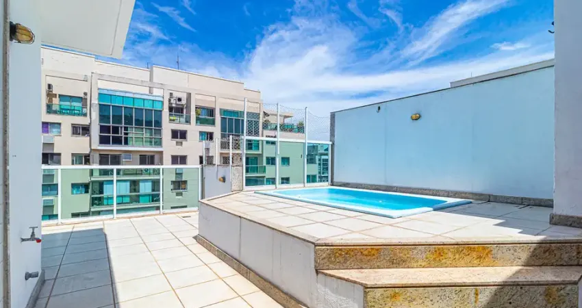 Cobertura no recreio- barra bonita com 3 quartos suites e 2 vagas de garagem