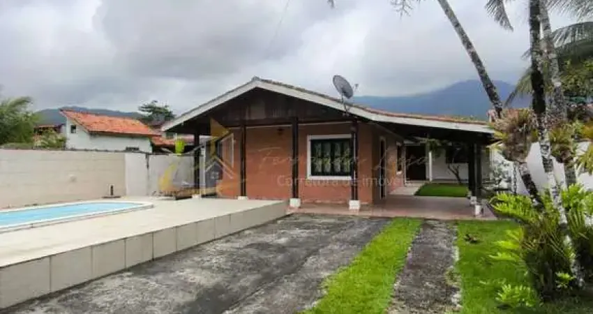 Casa com edicula , piscina e área gourmet - portal da fazendinha - caraguatatuba-sp