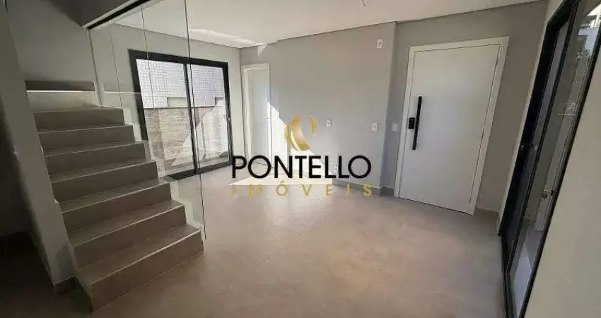 Cobertura de aproximadamente 105m² à venda – 2 quartos, 2 suítes, 3 vagas – serra