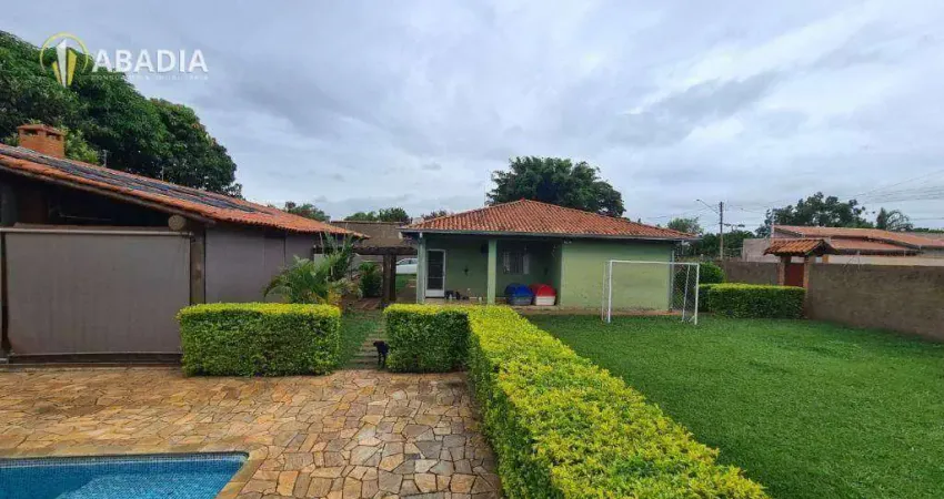 Chácara com 3 dormitórios à venda, 1233 m² por r$ 750.000,00 - chácara recreio alvorada - hortolândia/sp