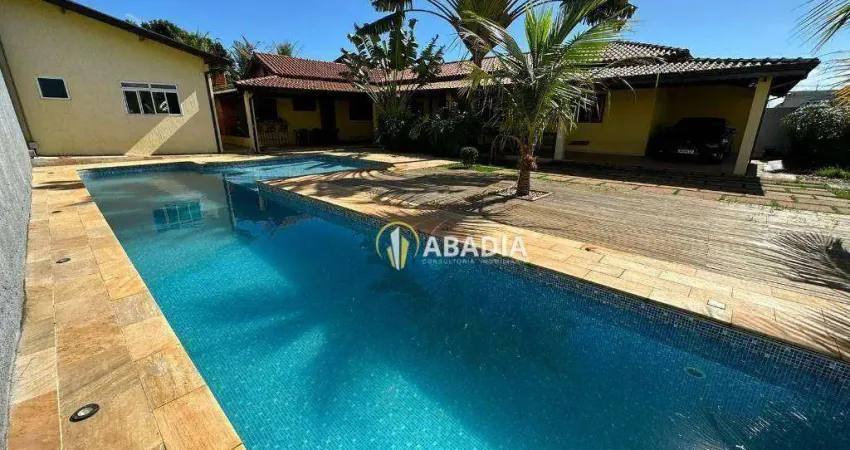 Chácara com 4 dormitórios à venda, 1050 m² por r$ 1.590.000,00 - parque da represa - paulínia/sp