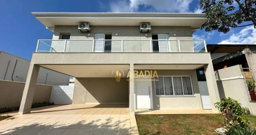 Casa com 4 dormitórios, 252 m² - venda por r$ 1.589.500,00 ou aluguel por r$ 10.906,08/mês - condomínio residencial terras do cancioneiro - paulínia/sp