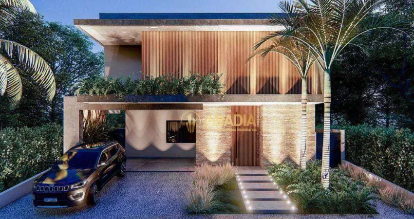 Casa com 5 dormitórios à venda, 376 m² por r$ 3.849.500,00 - residencial villa lobos - paulínia/sp