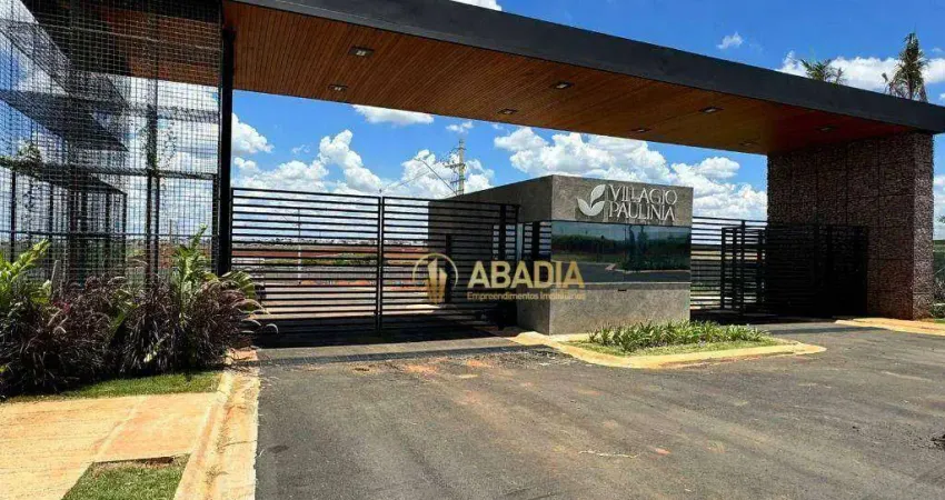 Terreno à venda, 200 m² por r$ 218.900,00 - residencial villagio paulínia - paulínia/sp