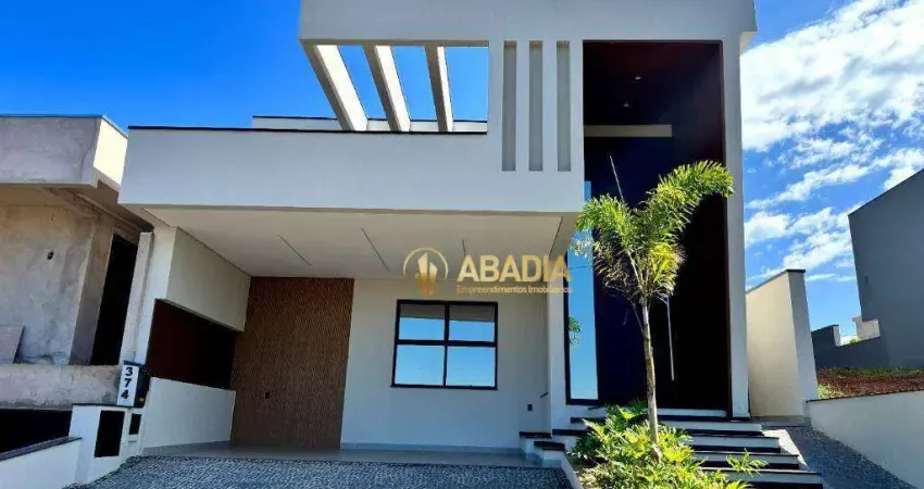 Casa com 3 dormitórios à venda, 198 m² por r$ 1.989.500,00 - santorini residencial club - paulínia/sp